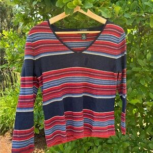 Ralph Lauren Multicolor Striped Knit Top